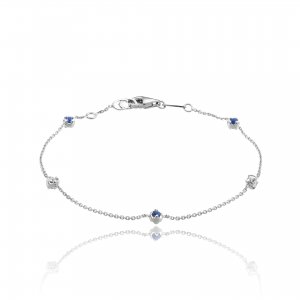 Bracelet Chimento gold diamonds and sapphires 1B09007HH5180