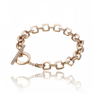 Gold and diamond lace bracelet 1B05291BB6190