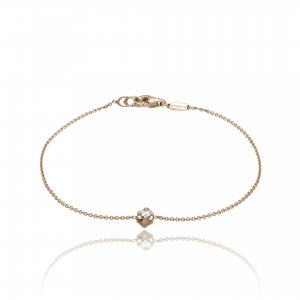 Gold and diamond lace bracelet 1B09002BB6180