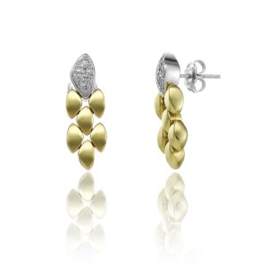 Orecchini Chimento oro bicolore e diamanti 1O01603B12000