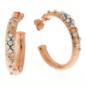 Orecchini Chimento oro bicolore e diamanti 1O02086B17000