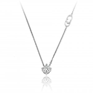 Chimento gold and diamond chain pendant 1GYE020BB5450