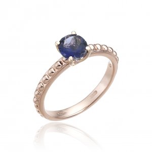 Anello Chimento oro e iolite 1A01616W46140