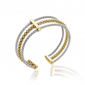 Bicolor gold and diamond Chimento bracelet 1B06555B12180