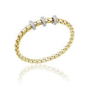 Bicolor gold and diamond Chimento bracelet 1B00958BB2180