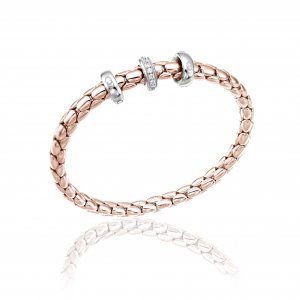 Bracciale Chimento oro bicolore e diamanti 1B00958B1T180