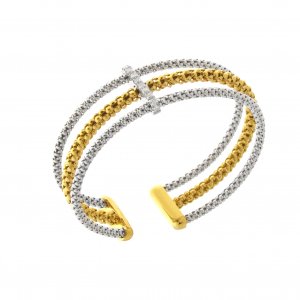 Bicolor gold and diamond Chimento bracelet 1B06555BB2180