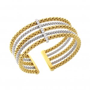 Bicolor gold and diamond Chimento bracelet 1B06556BB2180