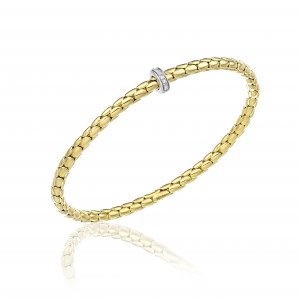 Bicolor gold and diamond Chimento bracelet 1B00953B12180