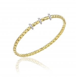 Bicolor gold and diamond Chimento bracelet 1B00955BB2180