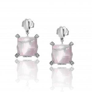 Chimento Earrings White Gold and Diamonds 1O01017B75000