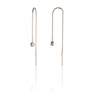 Gold and diamond lace earrings 1O09002BB6000