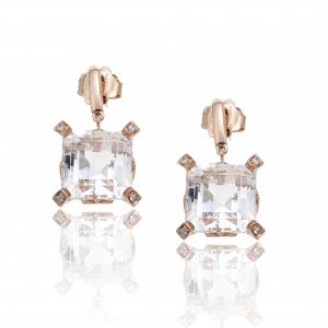 Rose Gold and Diamond Chimento Earrings 1O01017B66000