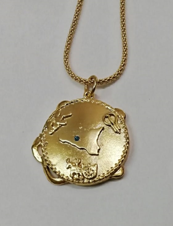 Collana con pendente Linea Sicilia