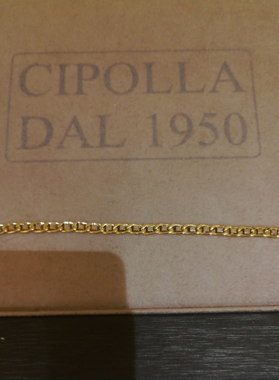 Bracciale bicolore oro