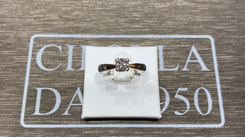 White Gold Solitaire Ring