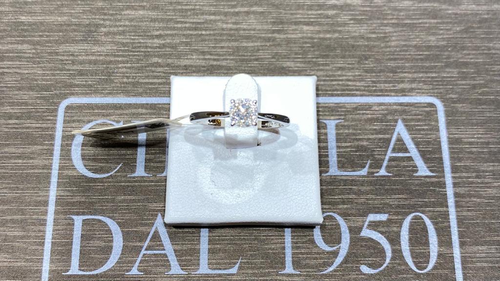 White Gold Solitaire Ring