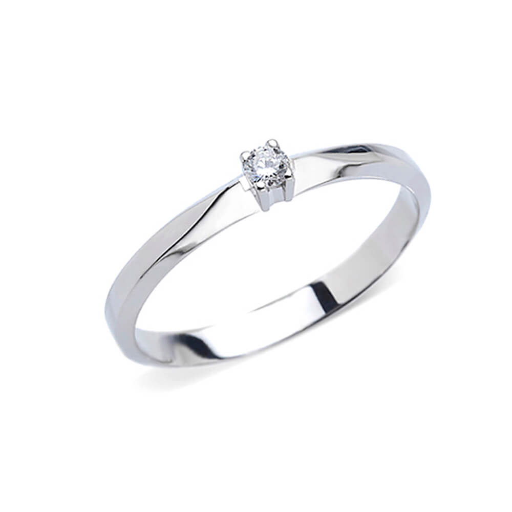 DREAM White Gold Diamond Solitaire Ring Art. PDA1358