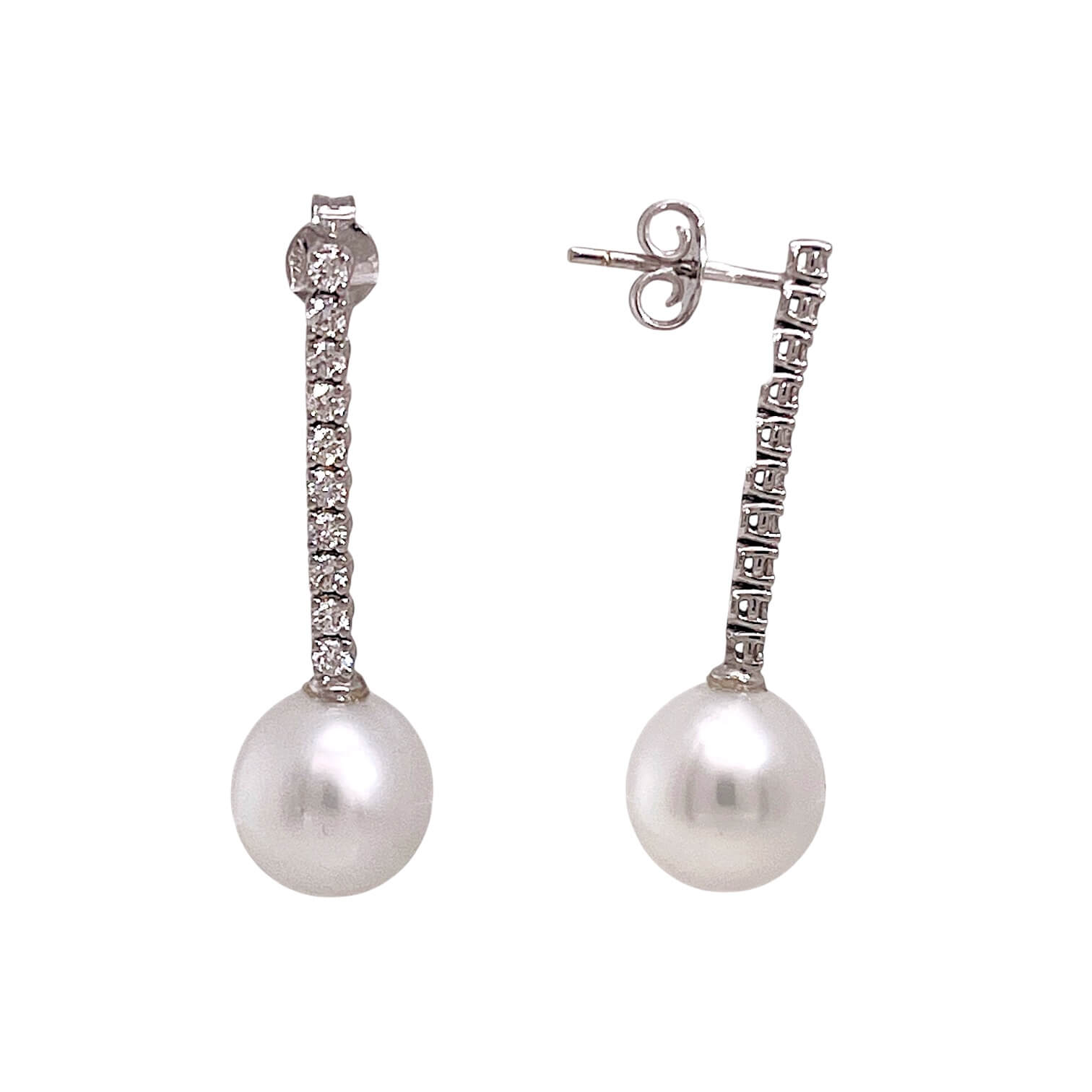 Pearl and diamond earrings art.ORP220