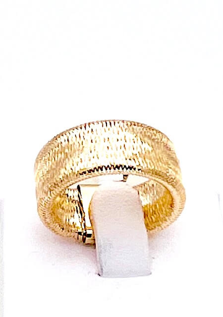 750% yellow gold wire soft ring Art.AMF01