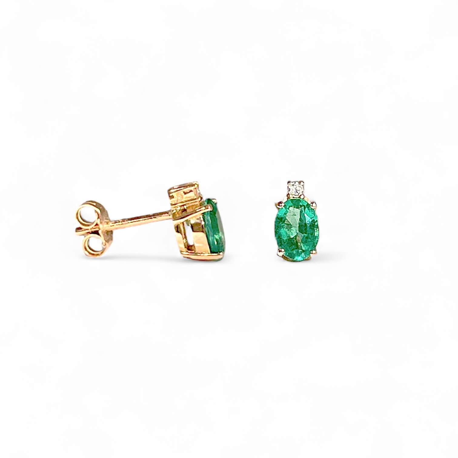 Orecchini smeraldi e diamanti Art.OR1435