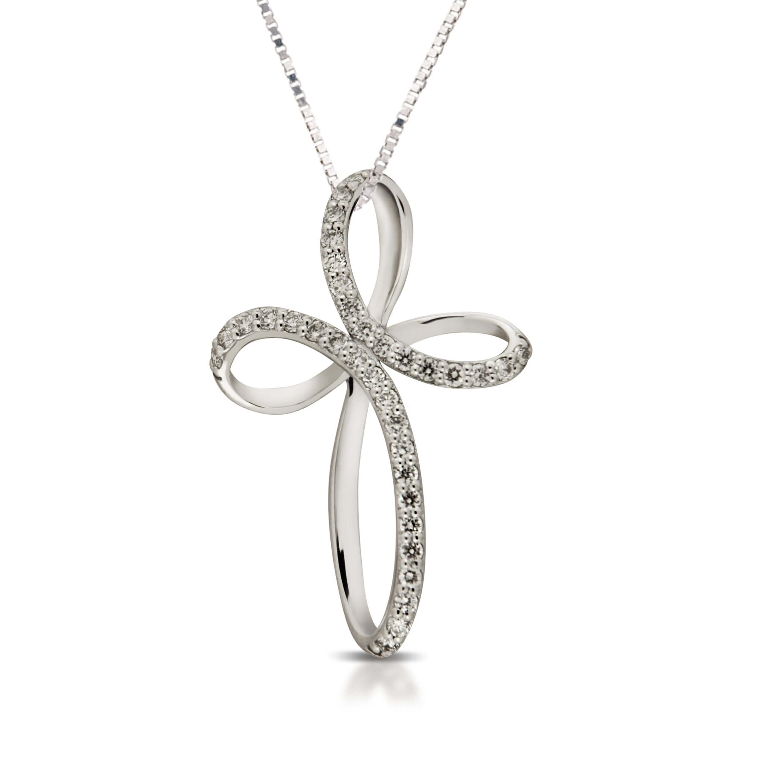 Cross pendant with diamonds art.CC1659