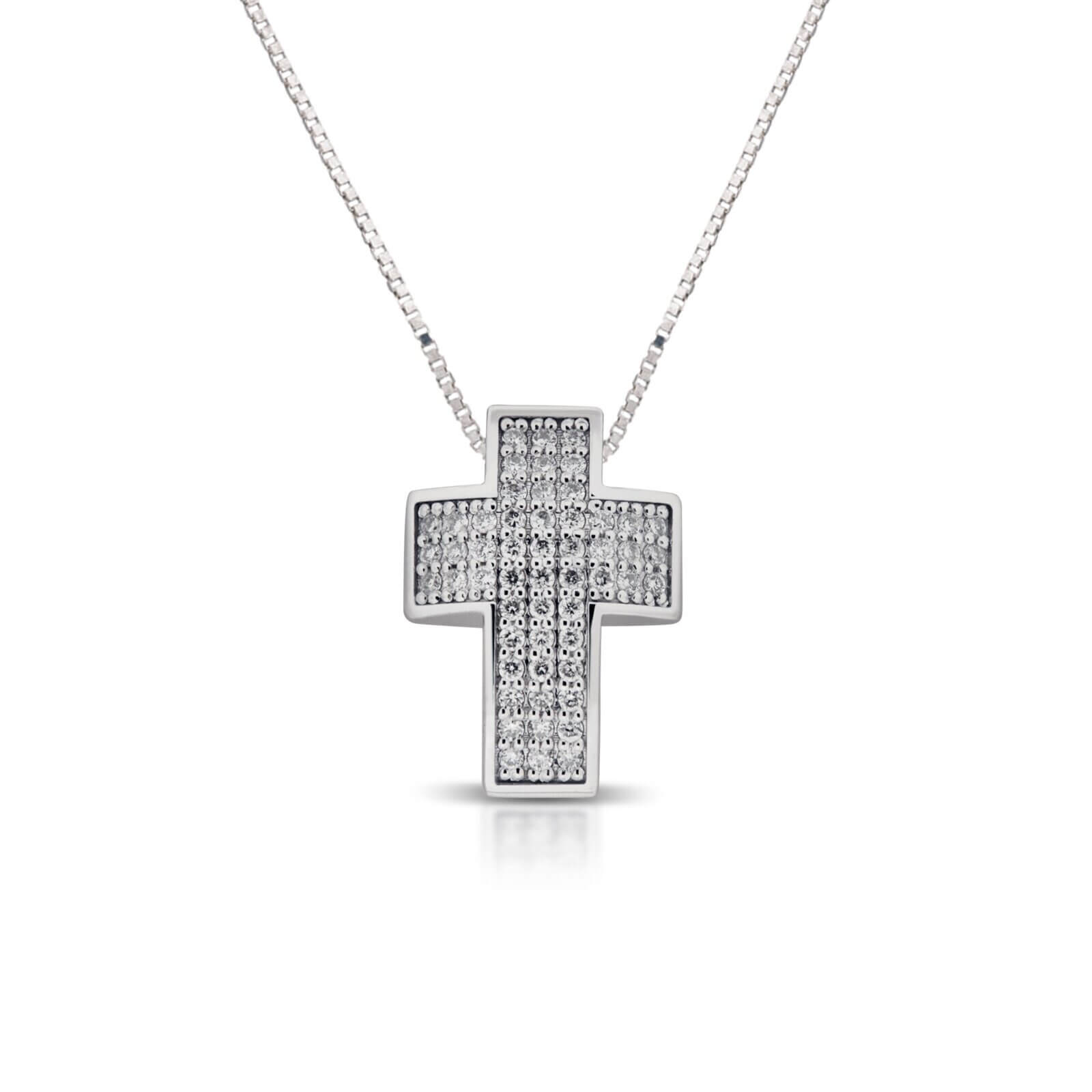 Cross pendant with diamonds art.CC1650