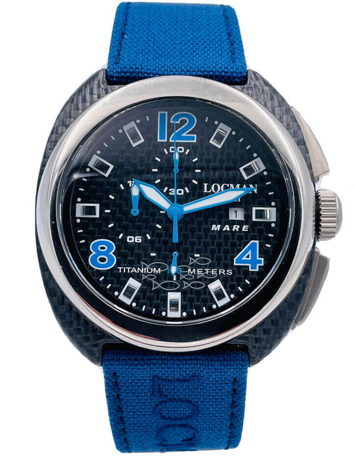 OROLOGIO LOCMAN MARE TITANIUM CARBON CASE ART. 134AZZURRO