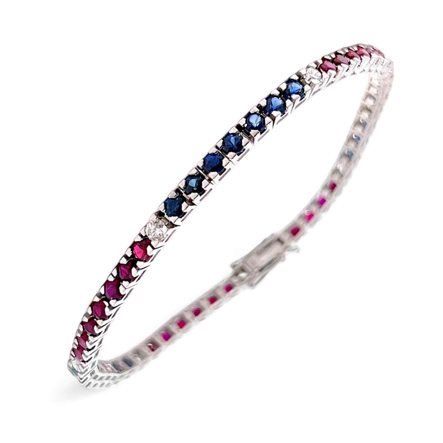 Bracciale Tennis di  diamanti e oro PEPSI Art.BR531