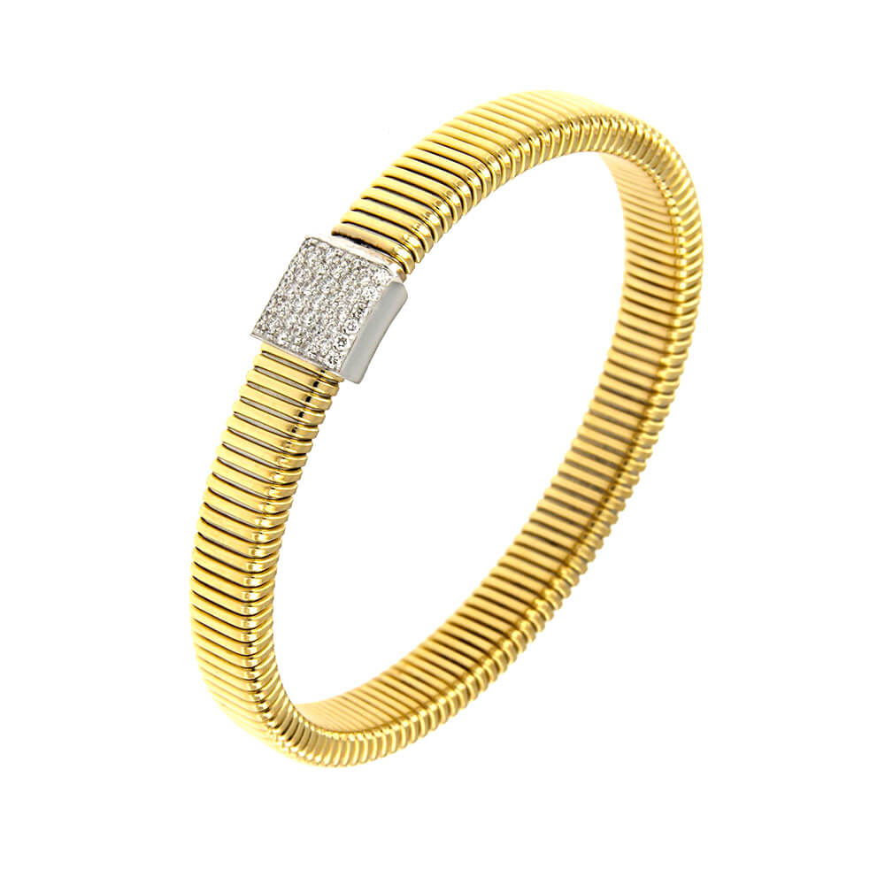 Bracciale oro e diamanti TUBO GAS  Art. 5791