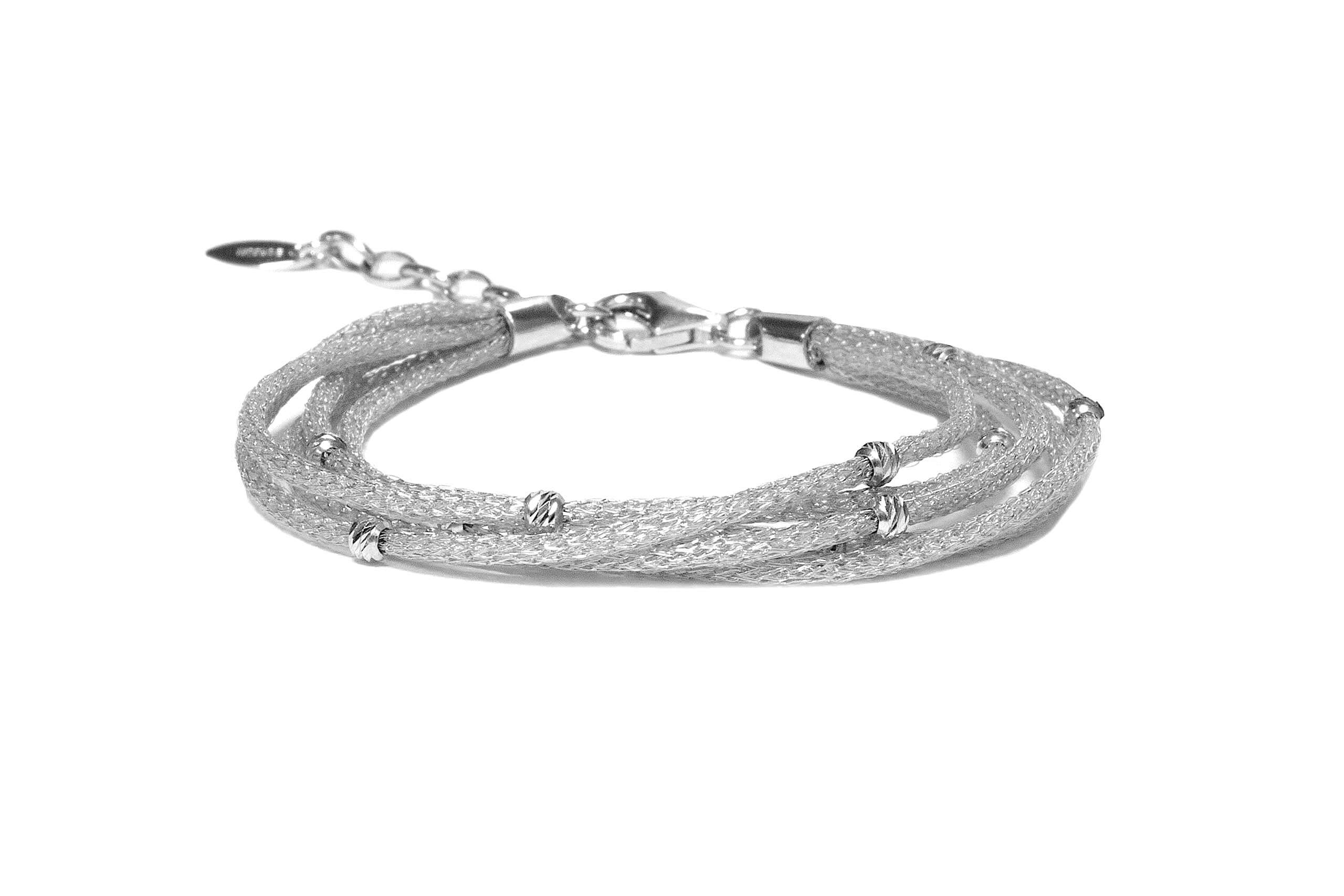 Bracciale Argento 925% rodiato diamantato BORSARI ART. BR-VENERE02P