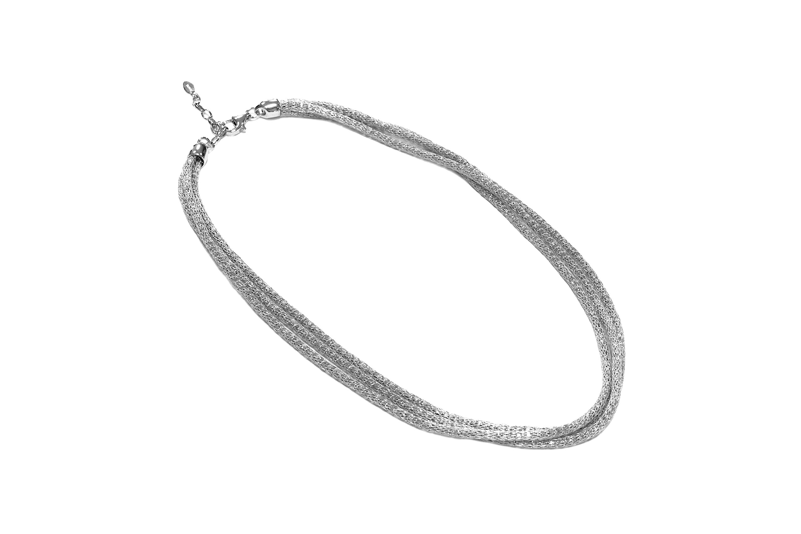 COLLANA Argento 925% rodiato  BORSARI ART. CL-EME01F70