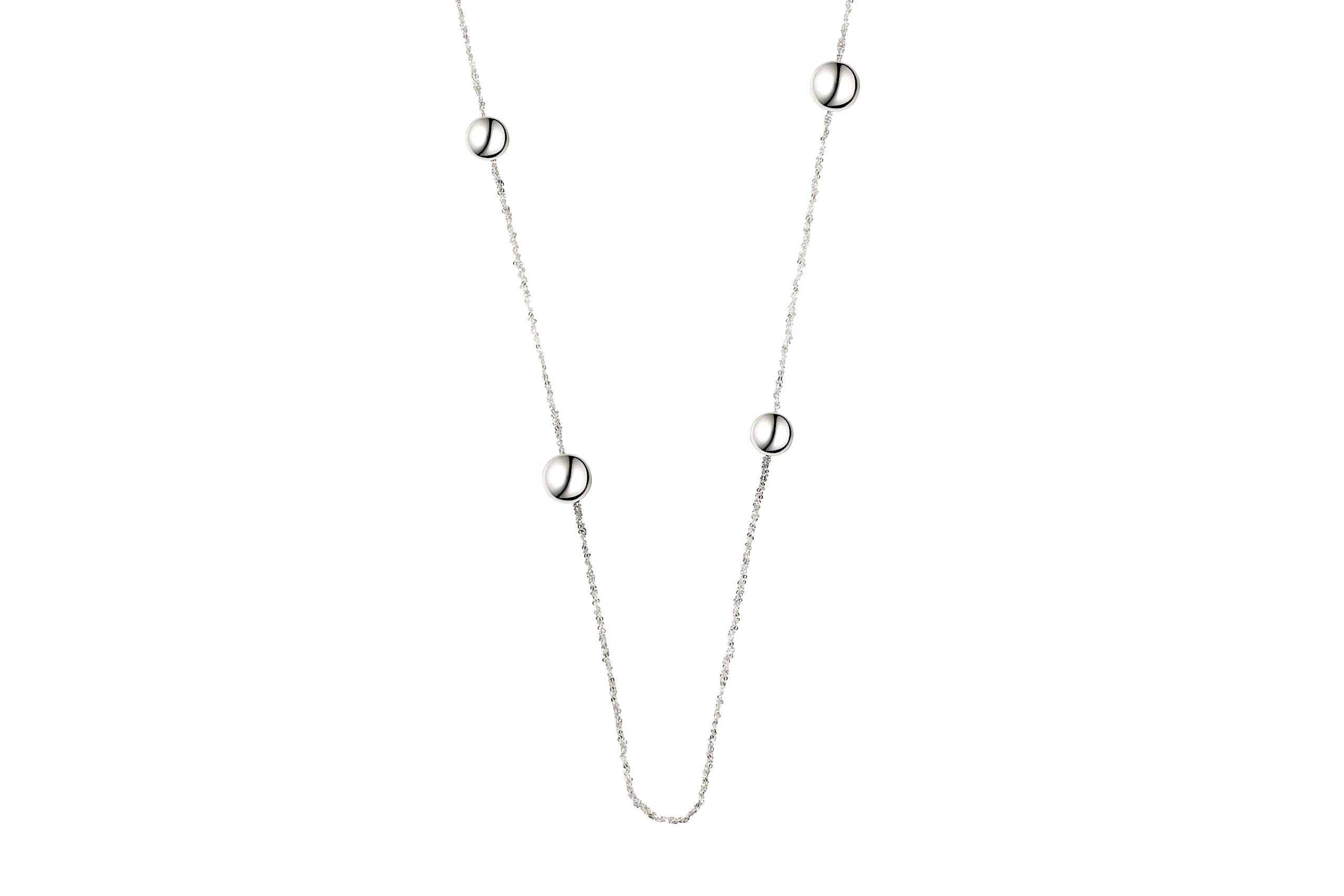 COLLANA Argento 925% rodiato  BORSARI ART. CL-LUM01B100X