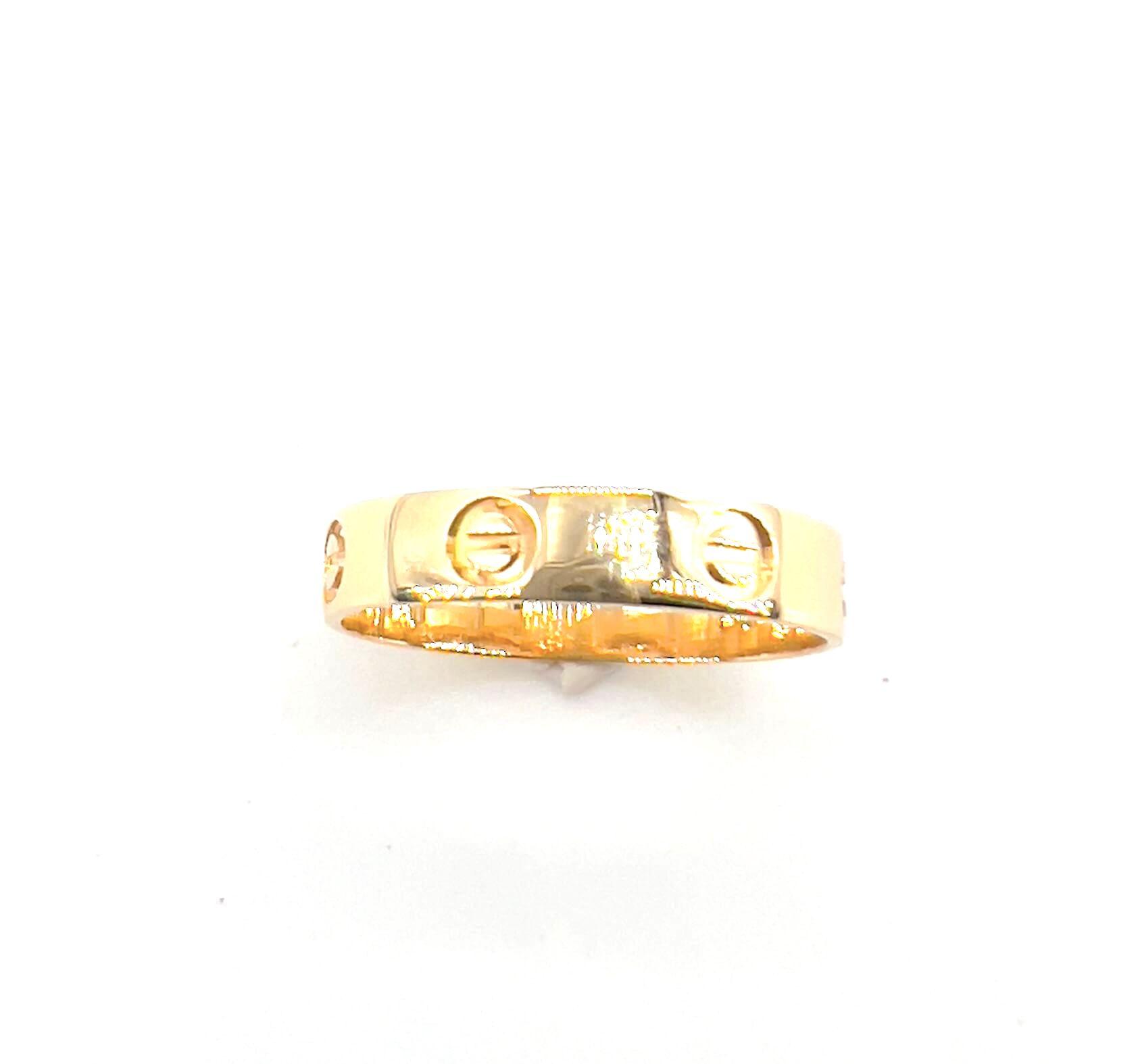 Anello in oro giallo LIFE art. ANCTR3