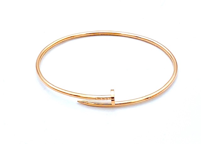 Bracciale chiodo in oro rosa 750% art. CHIODOR