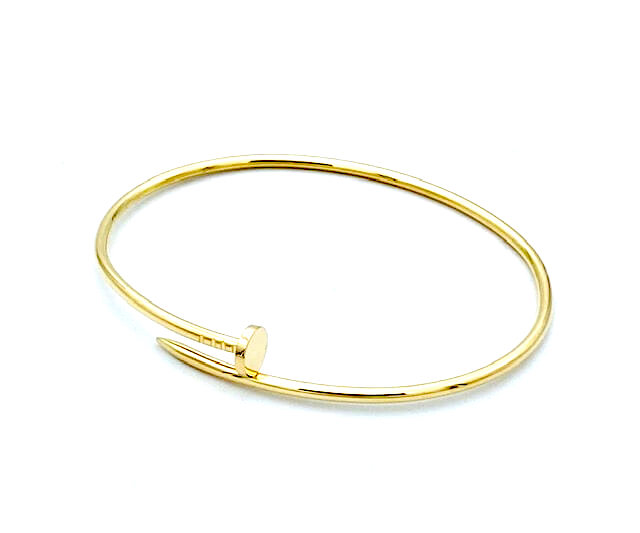 Nail bracelet in yellow gold 750% Art.CHIODOG