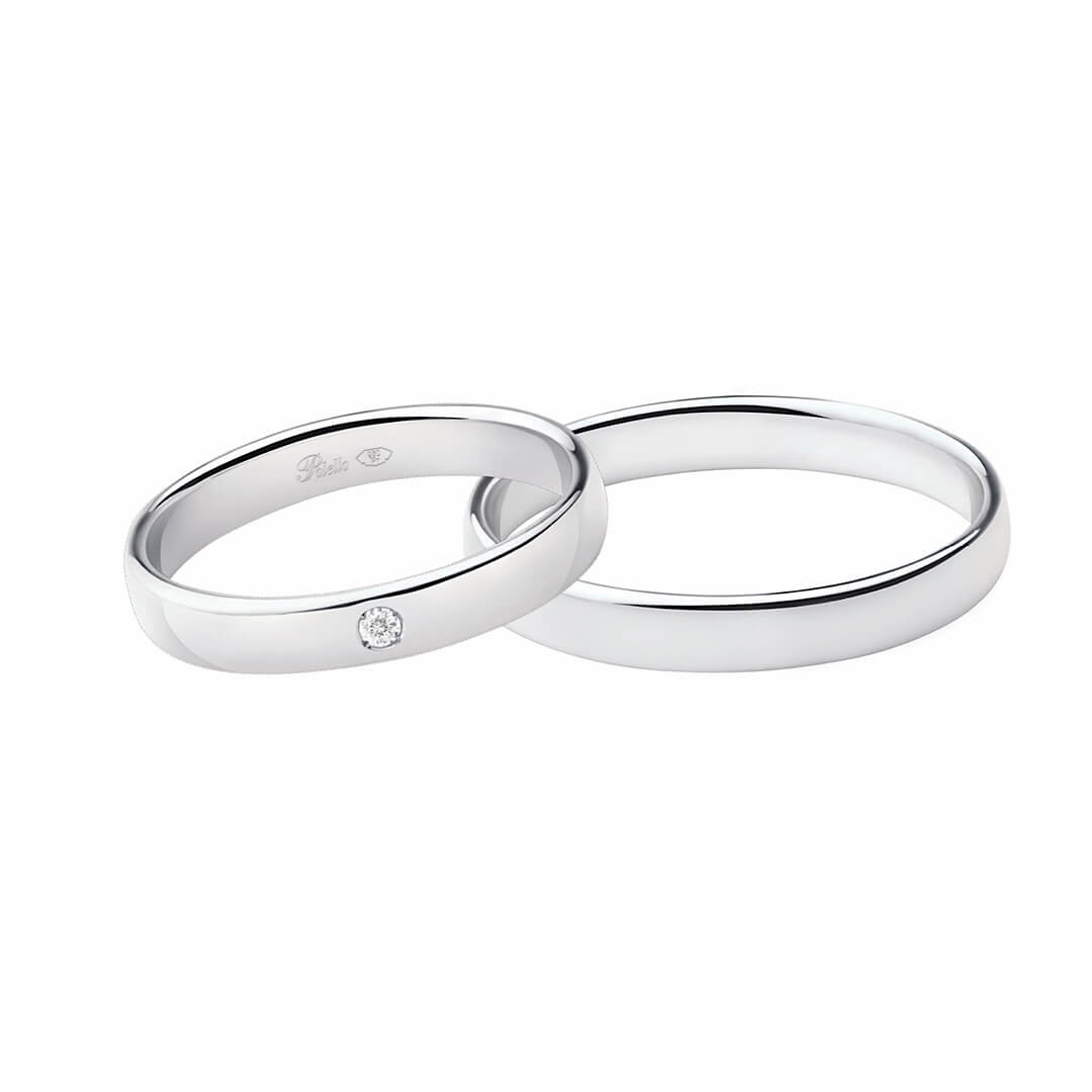 Wedding rings Polello art. 2893DBR – 2893UBR